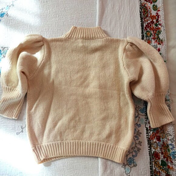 Wool Edwardian Cottagecore Sweater - Picture 2 of 11